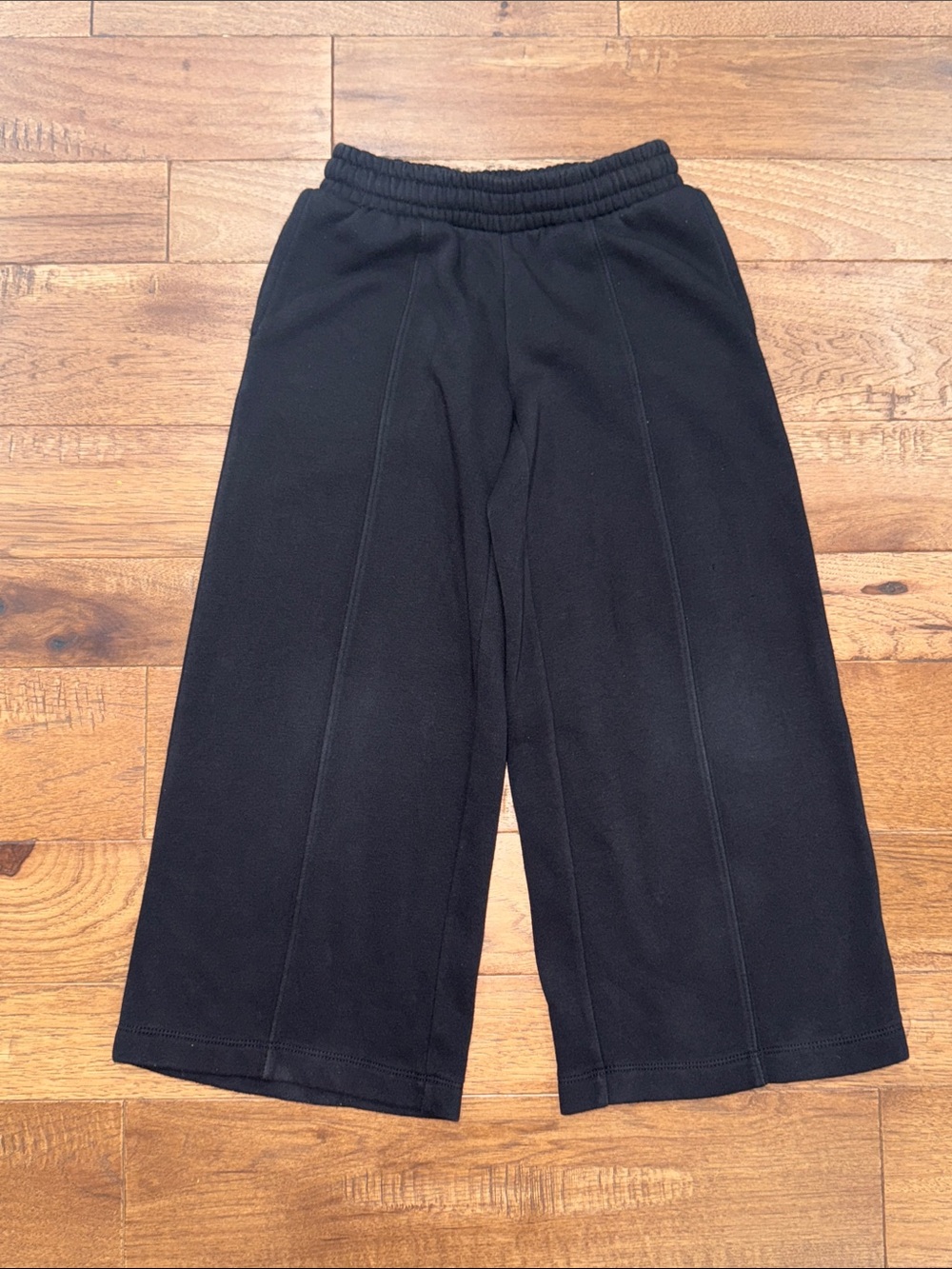 Art Class Girls Black Wide Leg Sweatpants - Size S (6/7)